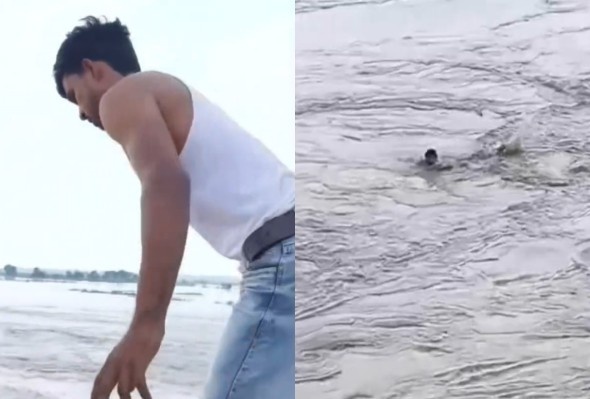 Man Is Missing After Jumping From Bridge For 500 Rupies 