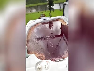 The man's corpse boiled in the jacuzzi