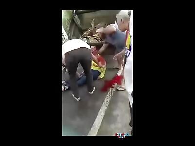 Garbage truck took out more than just the trash