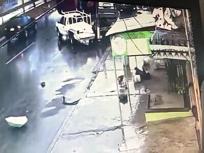 Drunk driver hits lady