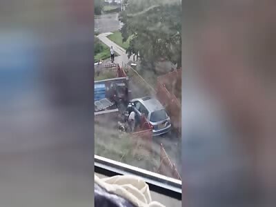 Aftermath of Brawl In Scottish Street