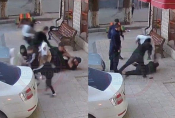 Man Savagely Beaten In Front Of Kids Over A Debt In Dagestan