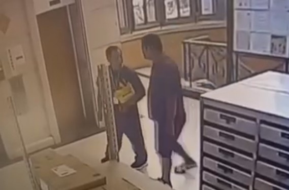 Cleaning Company Worker Throws Man Into An Elevator Shaft