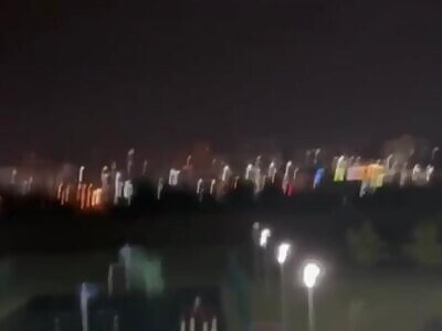 Russian air defense is terrorizing Belgorod.