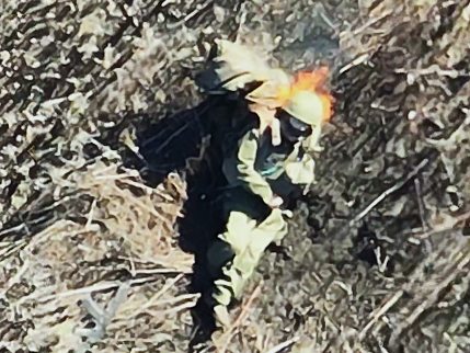 Immobilized Russian's Head Melts in Agonizing Hellfire