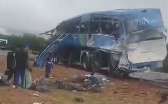 Aftermath Of Deadly Bus Crash In Zimbabwe