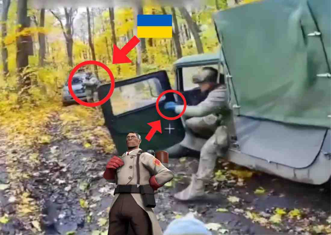 Ukrainian medic is killed.