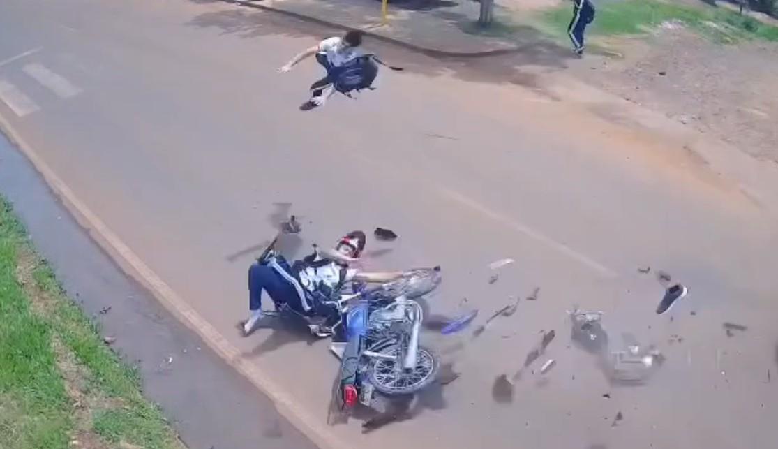 SHOCKING MOTORCYCLE ACCIDENT 