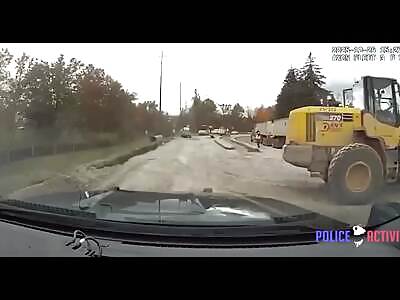 Man steals ambulance with paramedic and patient inside