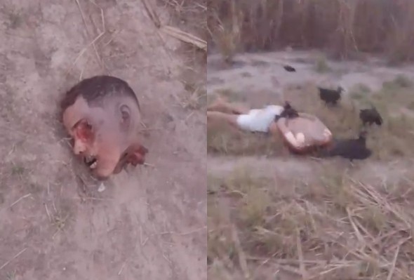 Beheaded Gang Member Becomes A Lunch For Vultures
