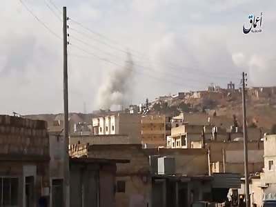 Victims and destruction caused by the bombing of Al-Baba Turkish army