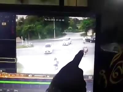 CCTV. ACCIDENT