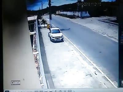 CCTV. Accident