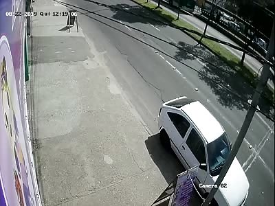 CCTV. Accident