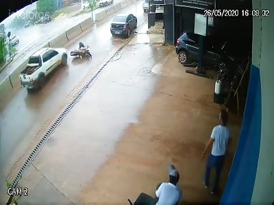 CCTV. Accident