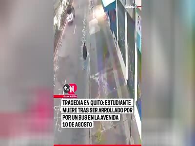 DRUNK MAN DIES AFTER BEING RUN OVER BY A BUS