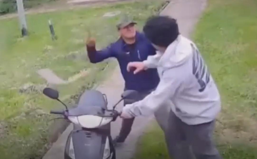 Dude Pistol-Whipped, Robbed Of His Moped In Front Of GF