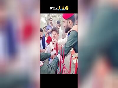   BOY'S BODY IS PIERCED BY THE SPIKES OF A FENCE