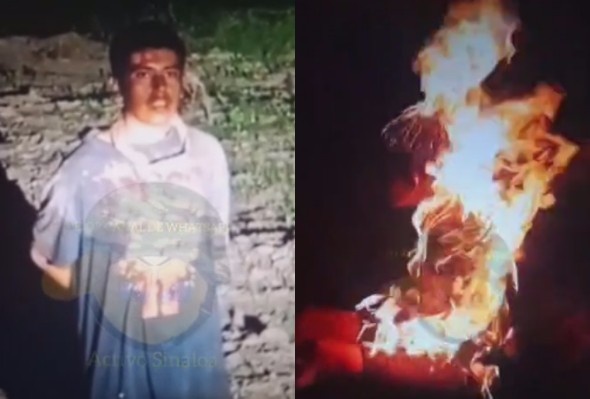 SHOCKING: Man Burned Alive By Cartel Sicarios