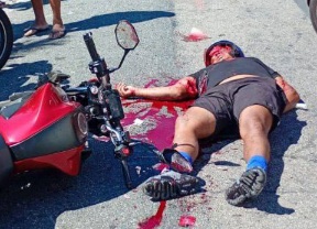 Motorcyclist executed by sicario 