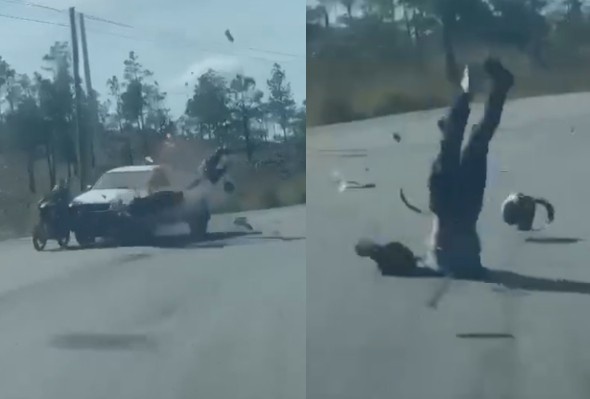 Motorcyclist Dies In Brutal Head On Collision