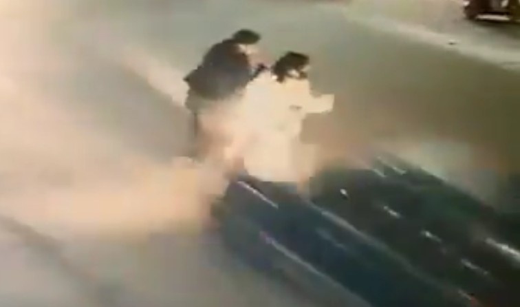 CAR RUNS OVER GROUP OF GIRLS