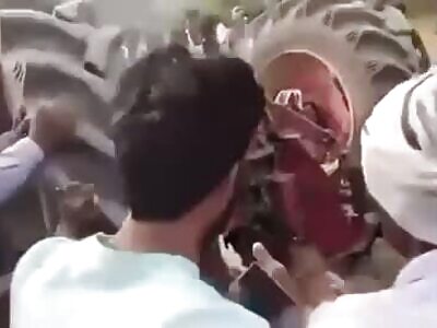 Man Dies in Tractor Tug of War (Different Angles)