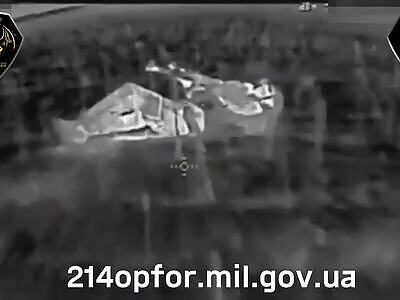 Russian wanted to shoot himself, but the drone got there first.