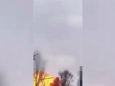 Russian Missile Hits School Bus
