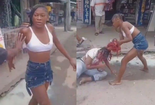 Colombian Women Fight Over 2000 Peso Debt