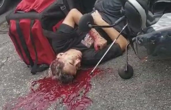 Last Seconds Of Life Of Thief Shot In The Head By Victim