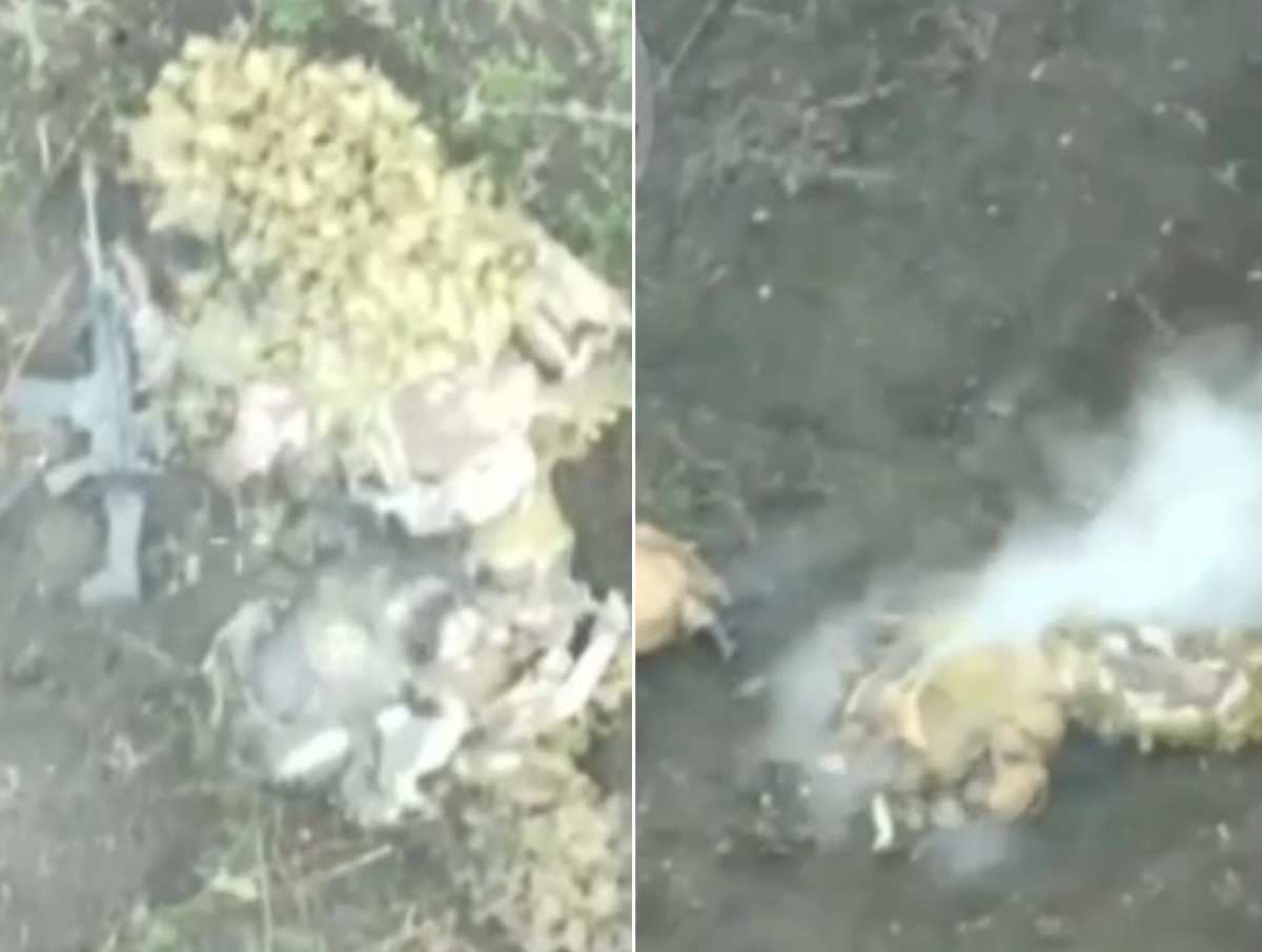 Ukrainian sniper pair killed. 