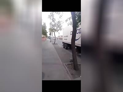 SECURITY GUARD ACCIDENTALLY SHOOTS HIMSELF IN THE FOOT