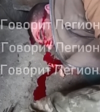 Bloody interrogation of a prisoner