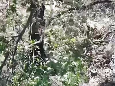 FEMALE RUSSIAN SOLDIER HIT BY FPV DRONE