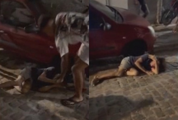 Hairy Thief Beaten Unconscious By Favela Residents