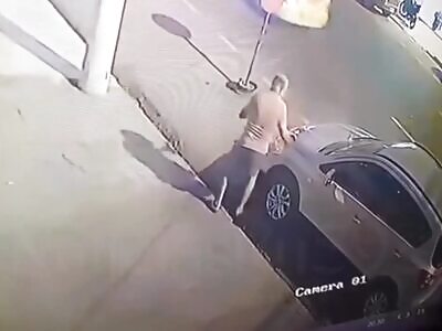 FIREWORKS EXPLODE IN ELDERLY MAN'S HAND