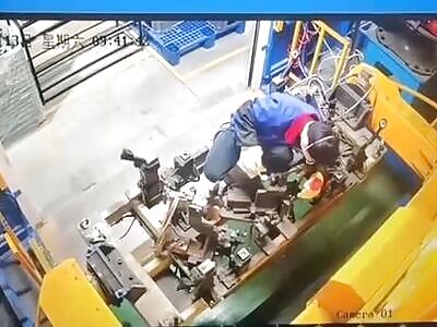 Unfortunate Worker Crushed To Death By Machinery