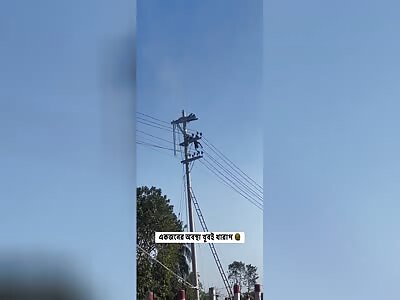 Electrocuted in Bangladesh