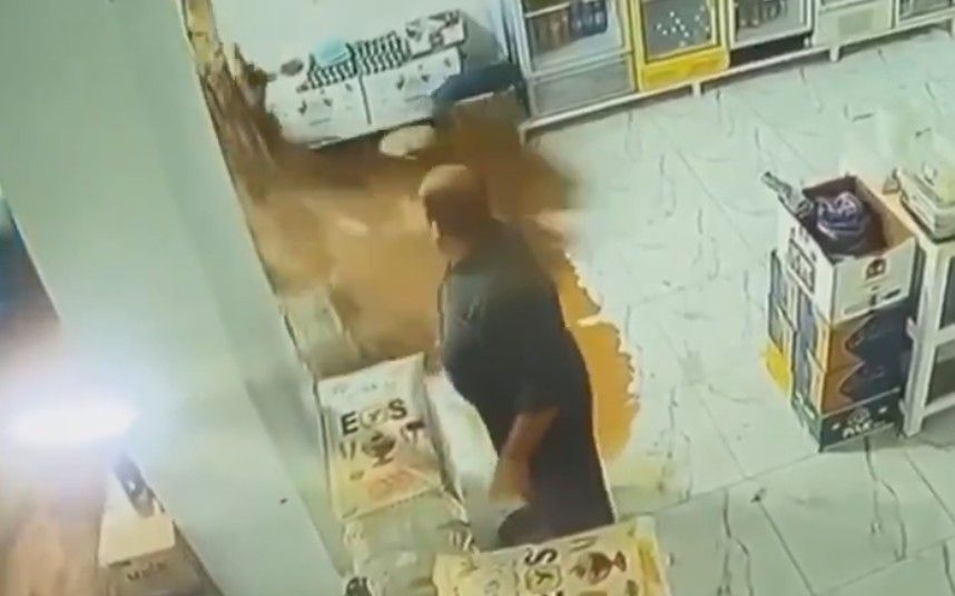 Store Owner Missing After Flash Flood In Iraq