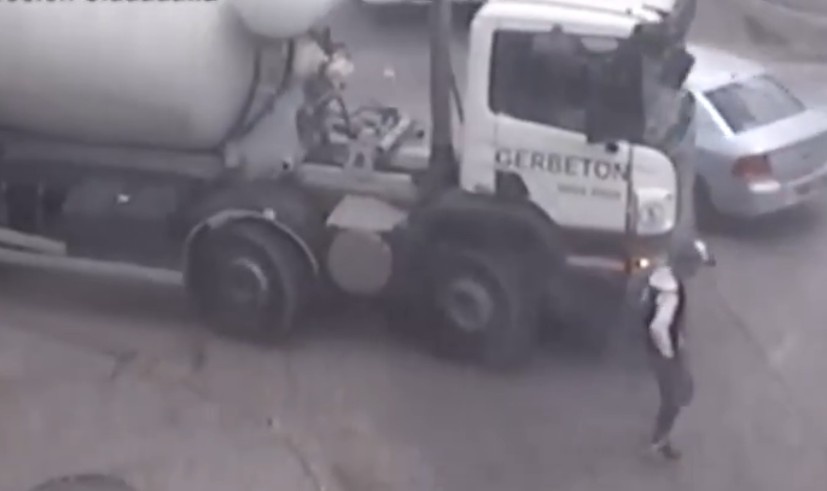 Man Ran Over By Neighbor Driving A Cement Truck