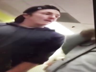 Bahahahahah  racist gets owned!!!