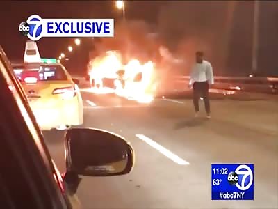NYC MAN LEAVES GIRLFRIEND TO BURN ALIVE IN CAR!!!!