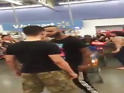 Whiteboy accuses black man of looking at his girl then kisses the ground !!