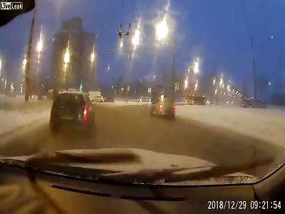 One day in Russia...stupid moron driver...