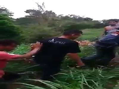 Thieves Already Arrested by Police Gets Beaten by Population