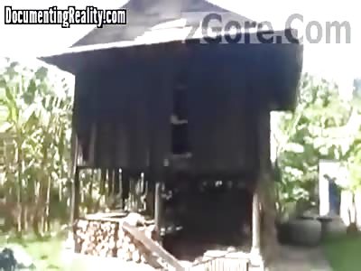  Grandfather burns his granddaughter