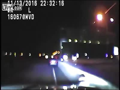 Police Almost Run Over in Tulsa