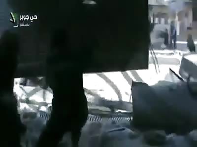 woman save by brave soldiers 