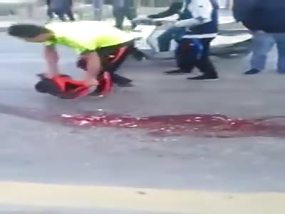 man die Under the wheel